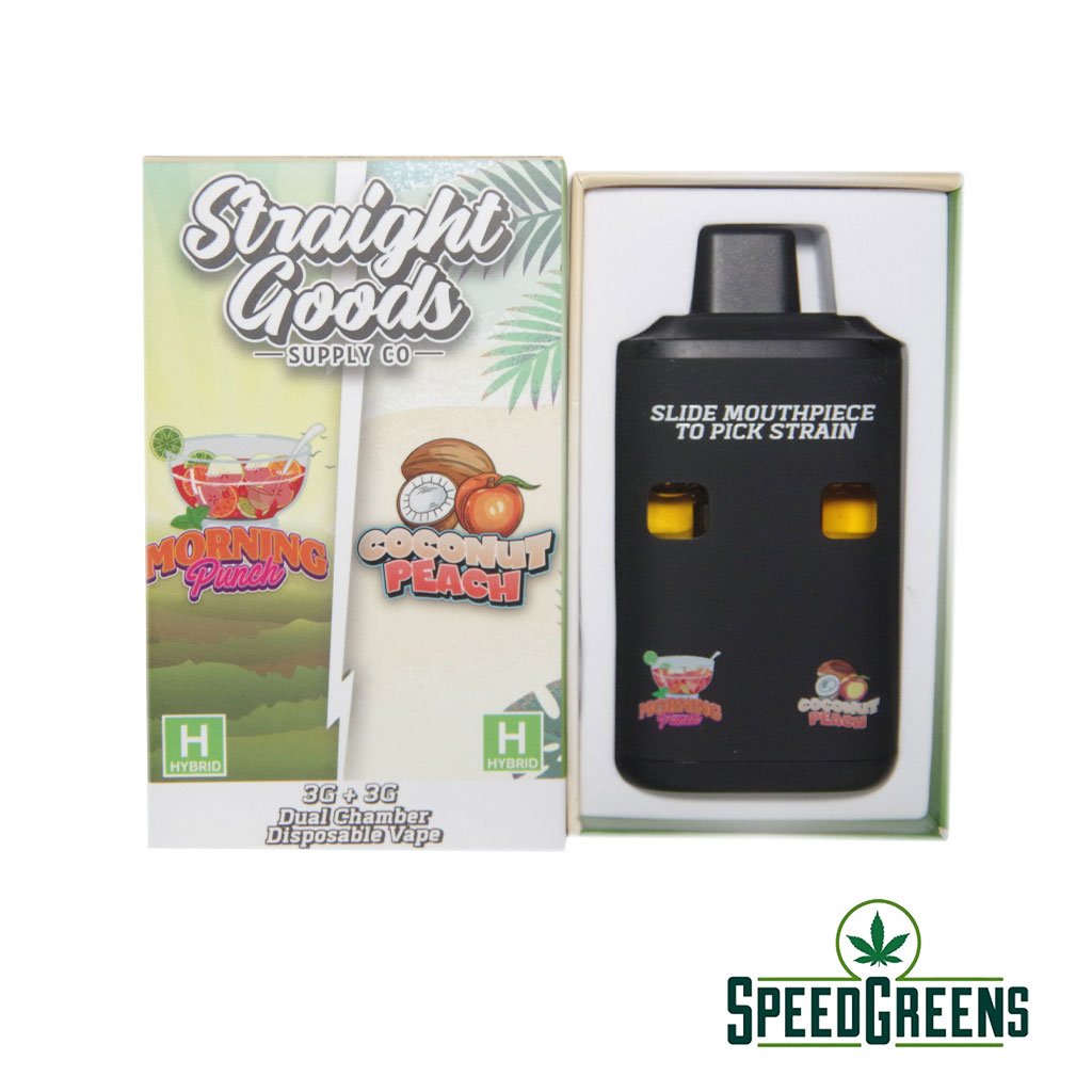 Straight Goods Dual Chamber Vape G Thc New Lcd Screen Speed Greens