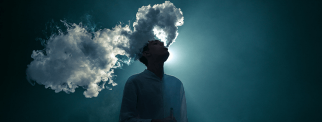 Visual comparison showing four different types of vapes side by side