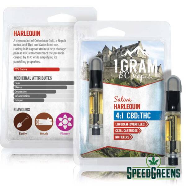 CBD Sativa Harlequin both