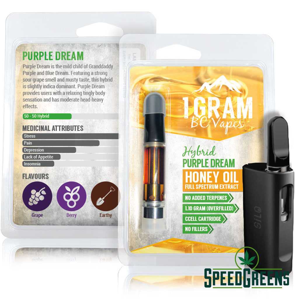 BC Vapes Full Spectrum Honey Oil Cartridges