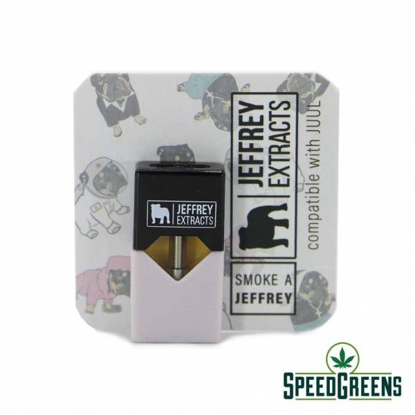 Jeffrey Extracts Juul Pods label white 2
