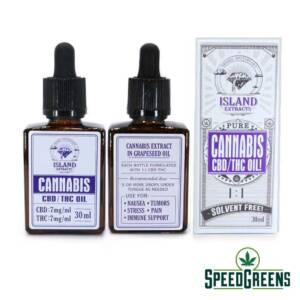 Island Extracts CBD Oil 1 to 1 210mg THC to 210mg CBDgrp 2