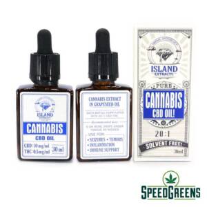 Island Extracts CBD Oil 20to1 300mg CBD to 15mg THCgrp 2