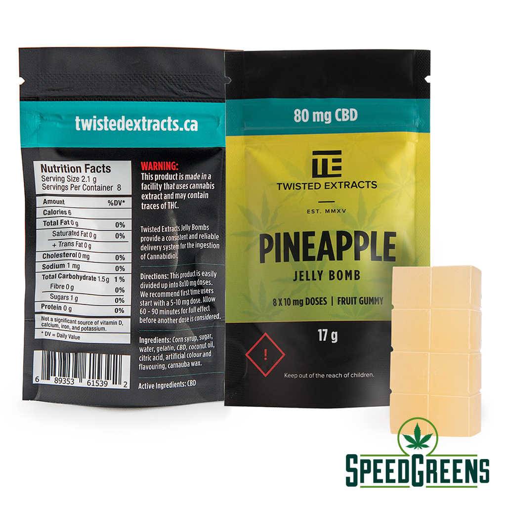 Twisted Extracts Pineapple Sativa 80mg CBDboth-2