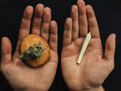 eating vs smoking cannabis