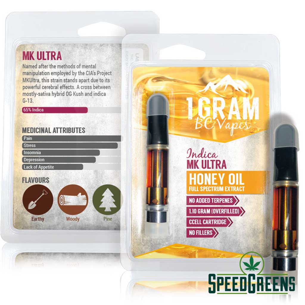 BC Vapes Full Spectrum Honey Oil Cartridges