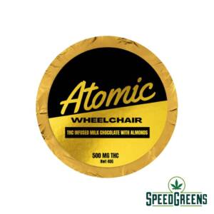 Atomic Wheelchair Milk Chocolate & Almonds Puck (500mg THC) - Image 4