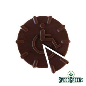 Atomic Wheelchair Milk Chocolate Puck (500mg THC) - Image 4