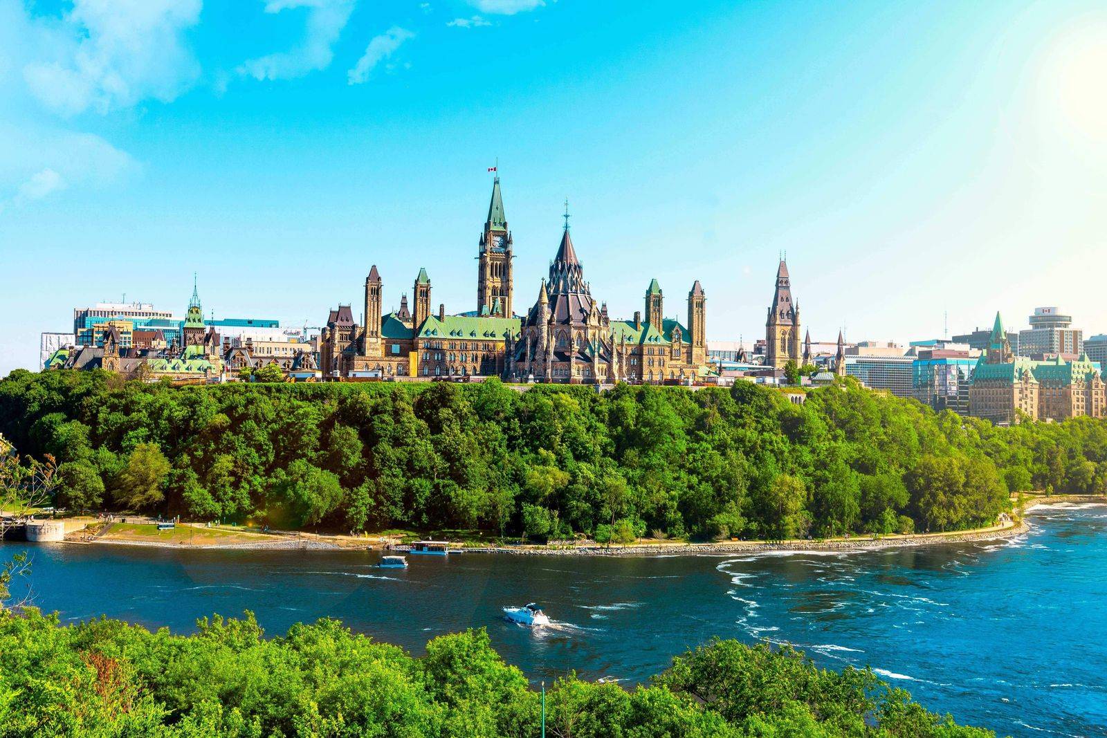 420 friendly view of the Parliament of Canada in Ottawa. SpeedGreens