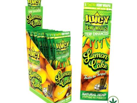 Juicy Jay Hemp Wraps (2-Pack) Lemon Cake