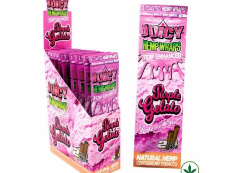 Juicy Jay Hemp Wraps (2-Pack) Purple Gelato