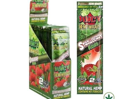 Juicy Jay Hemp Wraps (2-Pack) Strawberry Fields