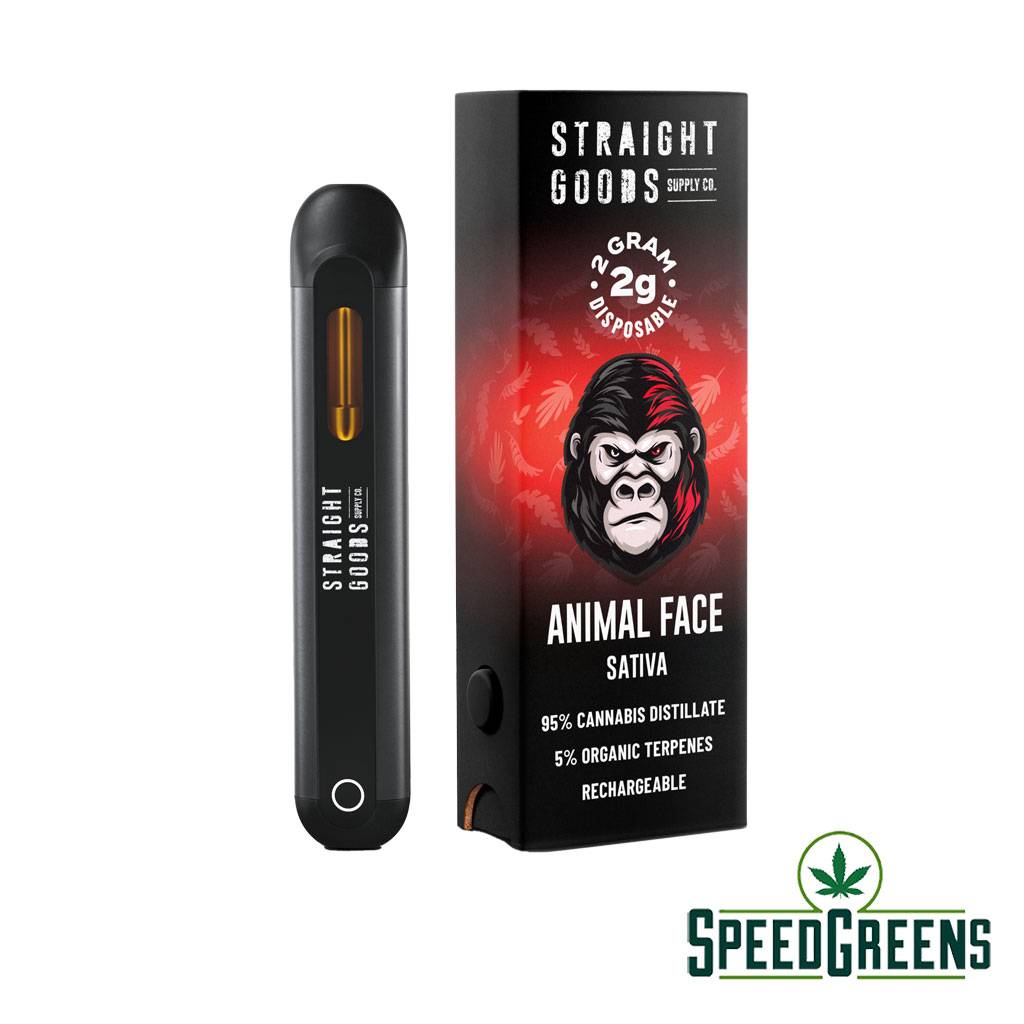 Straight-Goods-2-Gram-Disposables—Animal-Face