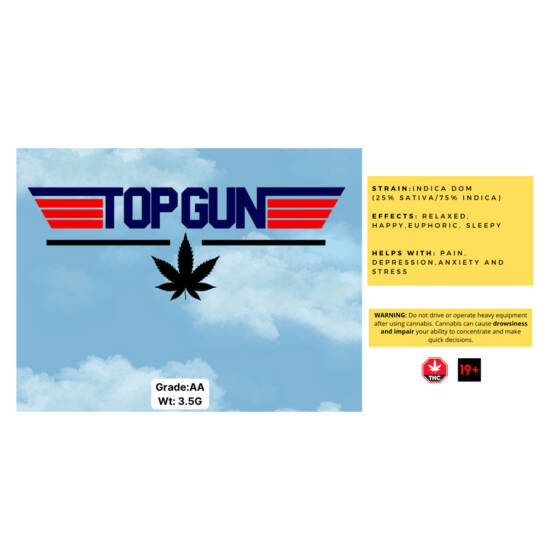 Top Gun Indica Strain Speed Greens