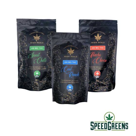 High Heals Doritos Chips (200mg THC) Speed Greens