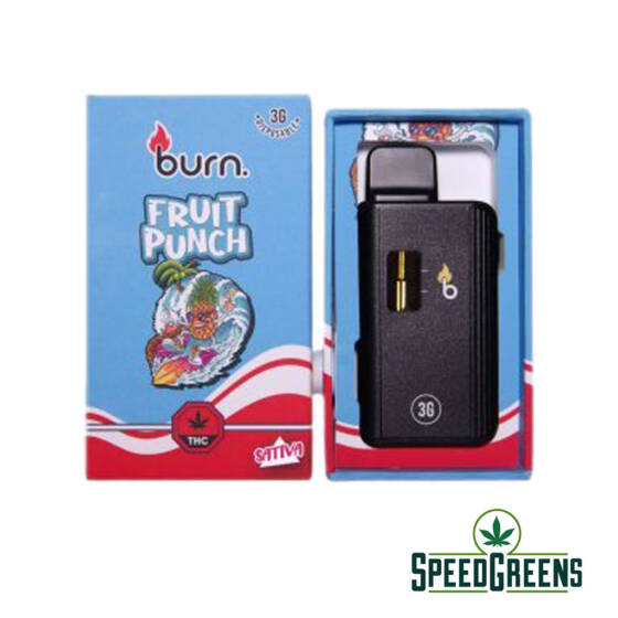 Burn Disposable Weed Vaporizer 3g Speed Greens