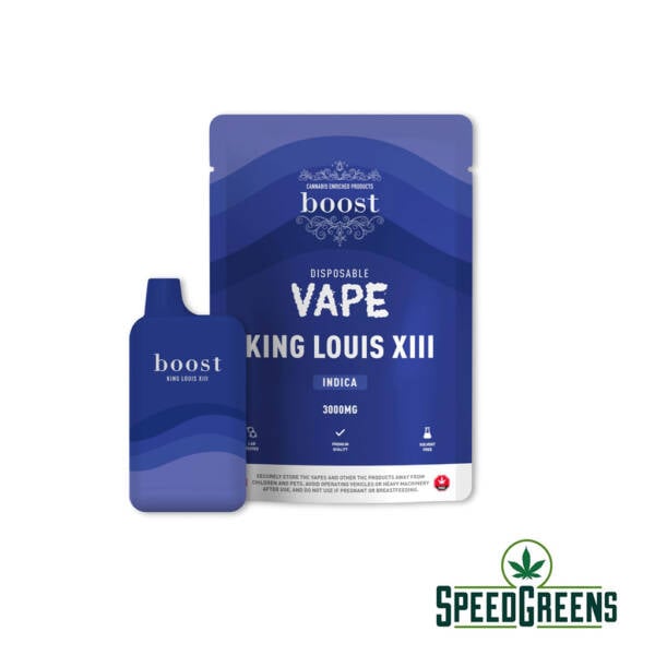 boost disposable weed vape pen king louis XIII
