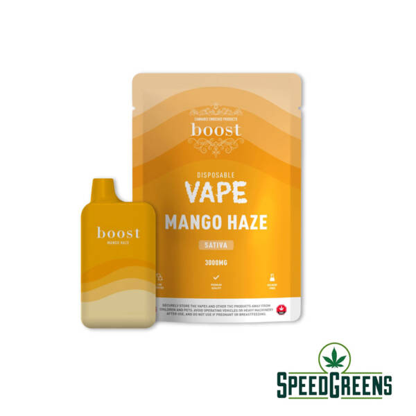 boost disposable weed vape pen mango haze