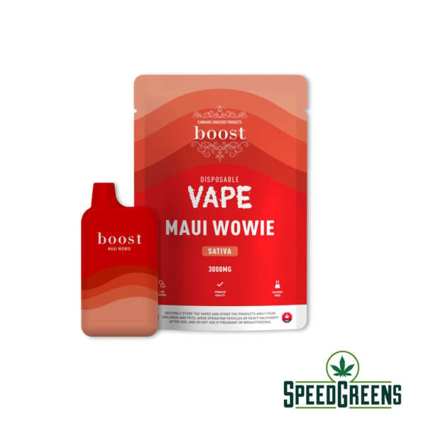 boost disposable weed vape pen maui wowie