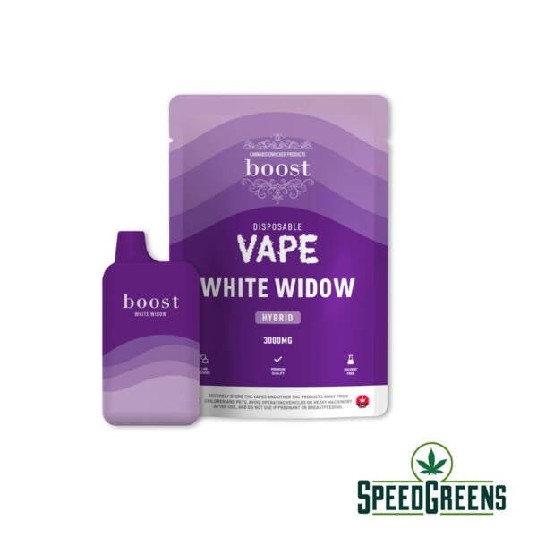 boost disposable weed vape pen white widow