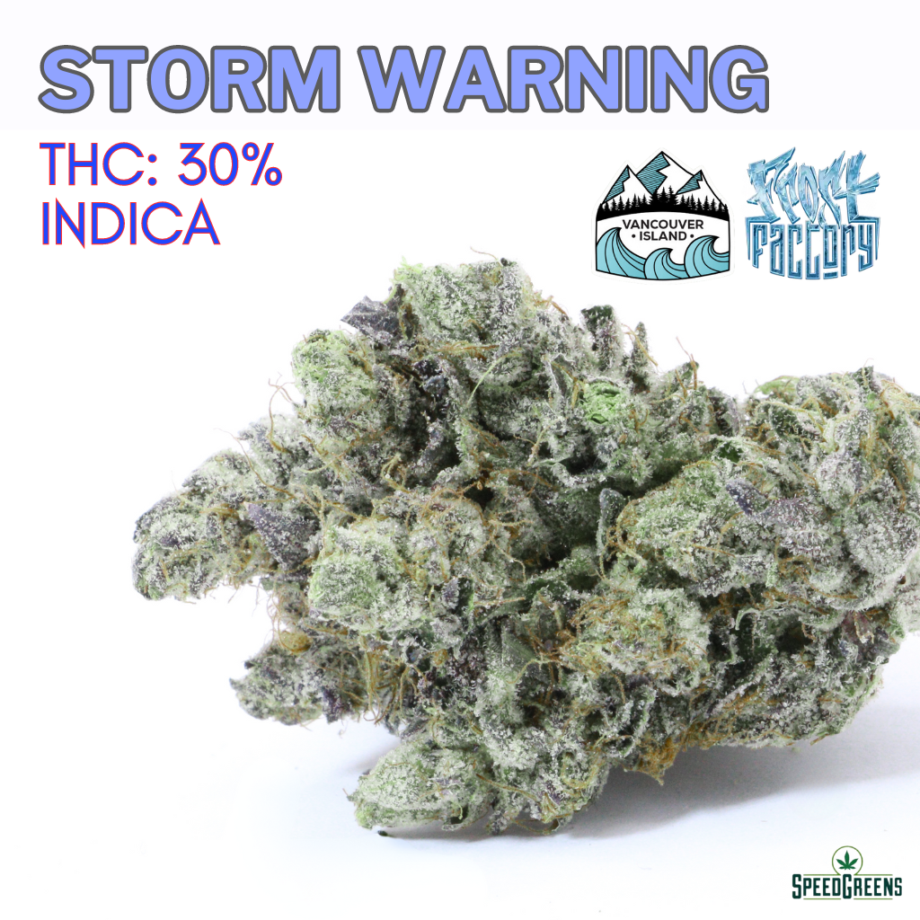 STORM WARNING Organic Cold Cured | By Frost Factory ® | Speed Greens