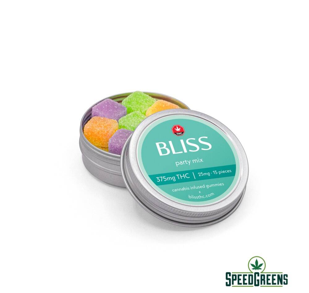 Bliss Edibles Party Mix Gummies | 300mg THC | Speed Greens