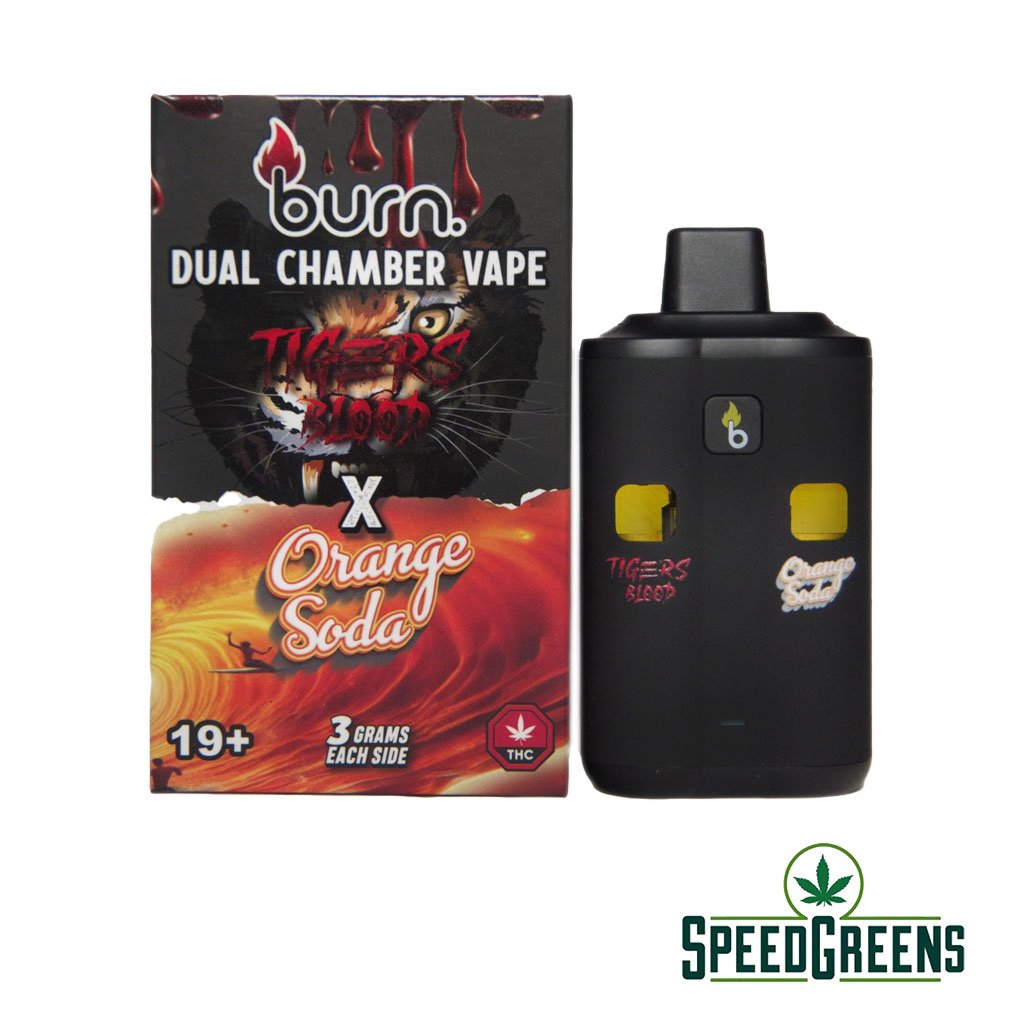 BURN Dual Chamber Disposable Vapes (6g THC) | Speed Greens