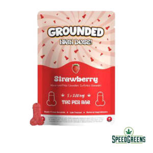 Grounded High Dose Cocks | Strawberry (1000mg THC)
