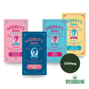 Audreys THC Infused Milk Chocolate Bars (1500mg THC) | 4 Artisan Flavors