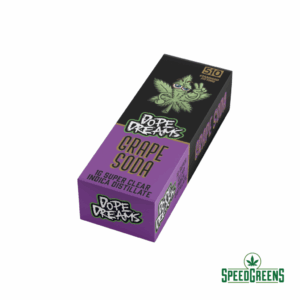 Dope Dreams Grape Soda THC vape cart – nostalgic grape flavor and relaxing effects