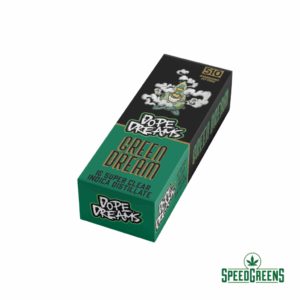 Dope Dreams Green Dream vape cart – herbal citrus THC vape for focus and clarity