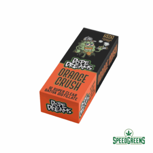 Dope Dreams Orange Crush cartridge – citrus-flavored THC vape with uplifting effects