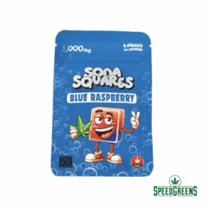 FCK'D UP Blue Raspberry THC Gummies – 1000mg blue raspberry cannabis gummies