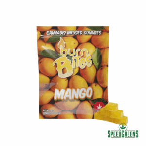 burn bites cannabis infused gummies mango