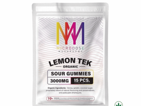 lemon tek organic gummies sour cherry