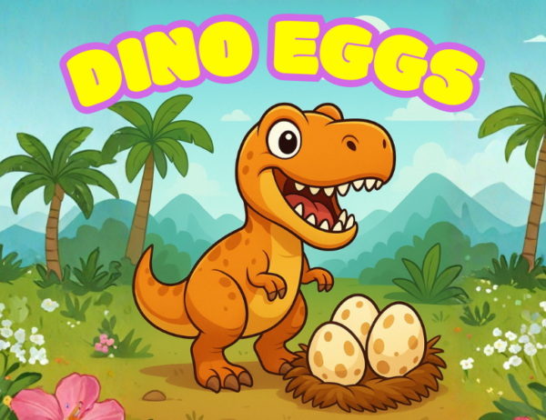 Dino Eggs Square