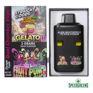 straight goods 6g lemon cherry gelato