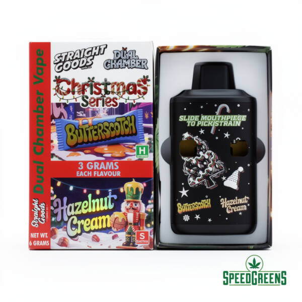 straight goods 6g vape christmas series butterscotch