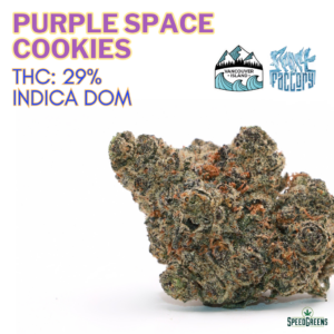 PURPLE SPACE COOKIES Organic Cold Cured | by Frost Factory®