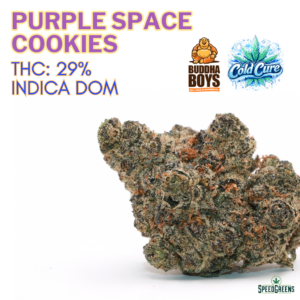 PURPLE SPACE COOKIES Organic Cold Cured | by BUDDHA BOYS®