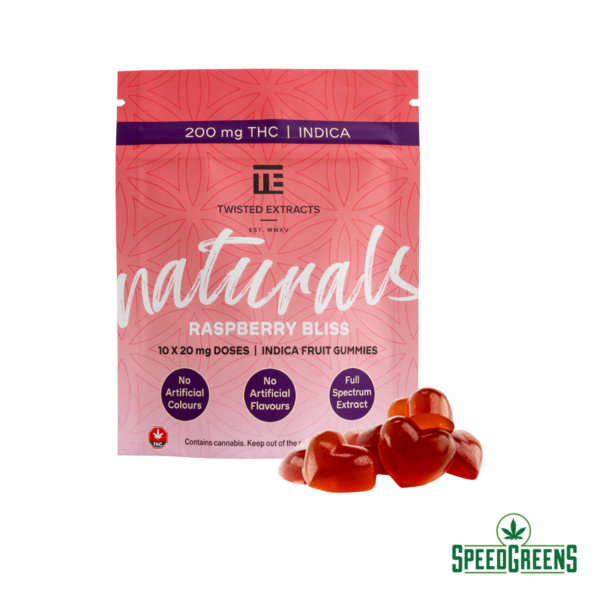 Twisted Extracts naturals raspberry bliss