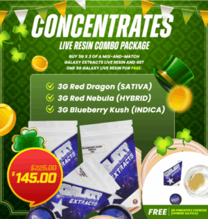 Galaxy Extracts Live Resin Combo Package