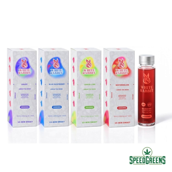 Lemon Tek Mushroom Drink White Rabbit 3000mg Beverage
