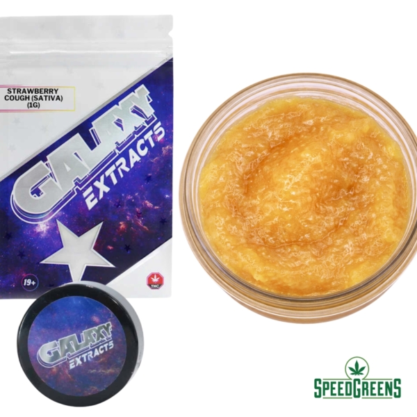 Strawberry Cough Live Resin (Sativa) – Galaxy Extracts | Speed Greens Strawberry Cough Live Resin Sativa by Galaxy Extracts