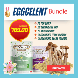 Eggcelent Bundle Easter special with top shelf flower kief mushrooms and edibles