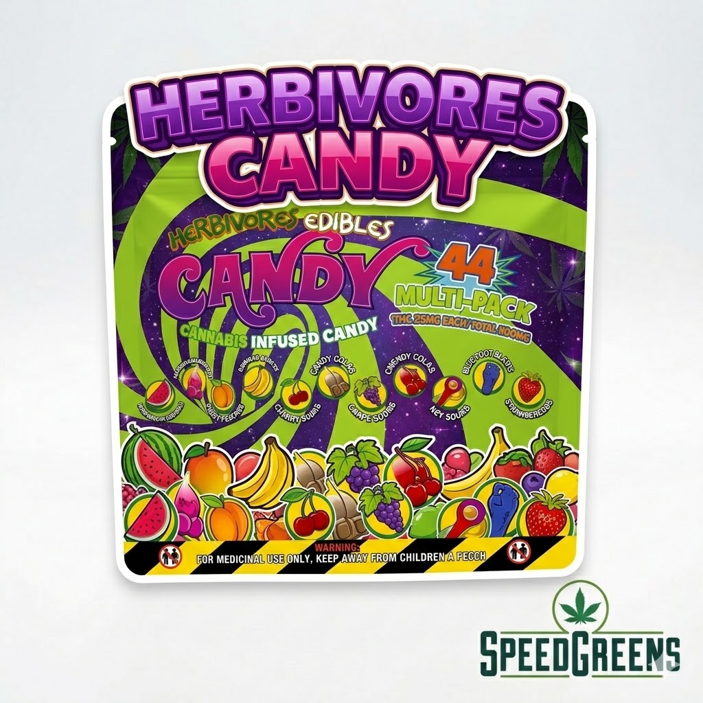 Herbivores Variety Gummies 44-pack (1100mg THC) | Speed Greens
