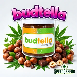 Sweet n' Delicious Budtella Hazlenut Spread (400mg THC)