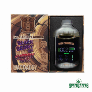 Totem Cannabis Co. Triple Chamber Vape 3g Blackberry Pie Cherry Gas Mac Daddy