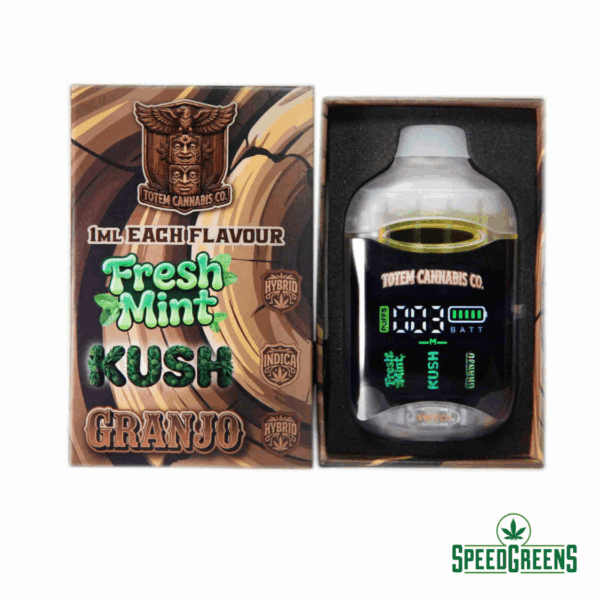 Totem Cannabis Co. Triple Chamber Vape 3g Fresh Mint Kush Granjo