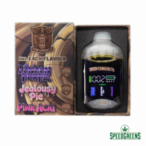 Totem Cannabis Co. Triple Chamber Vape 3g London Purpz Jealousy Pie Pink Acai